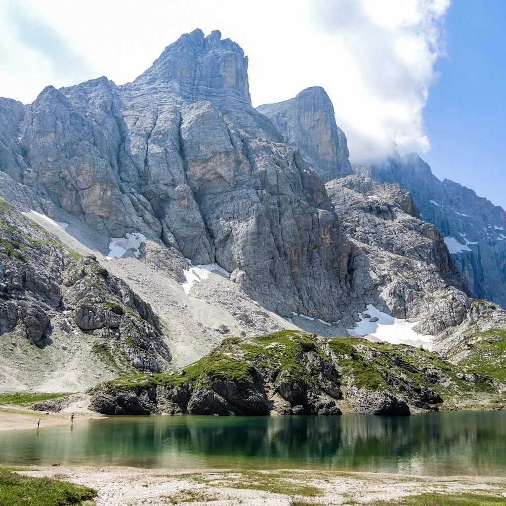 Civetta Day 1: To Lake Coldai and Rifugio Tissi — Slower Hiking